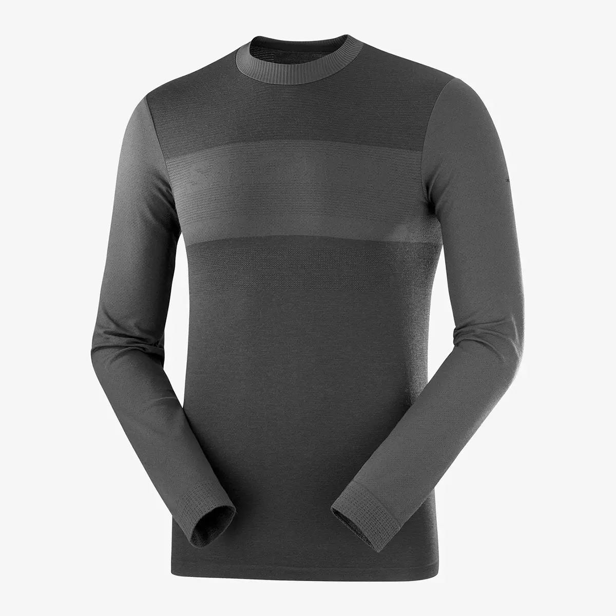 ESSENTIAL WOOL LS TOP M (Deep Black/Heather) ESSENTIAL WOOL LS TOP M (Deep Black/Heather)